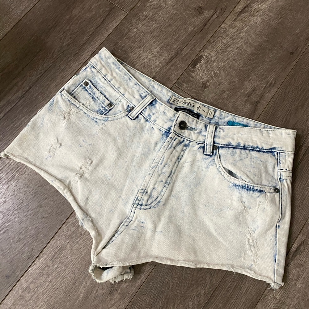 Zara Jean acid wash Premium wash collection shorts